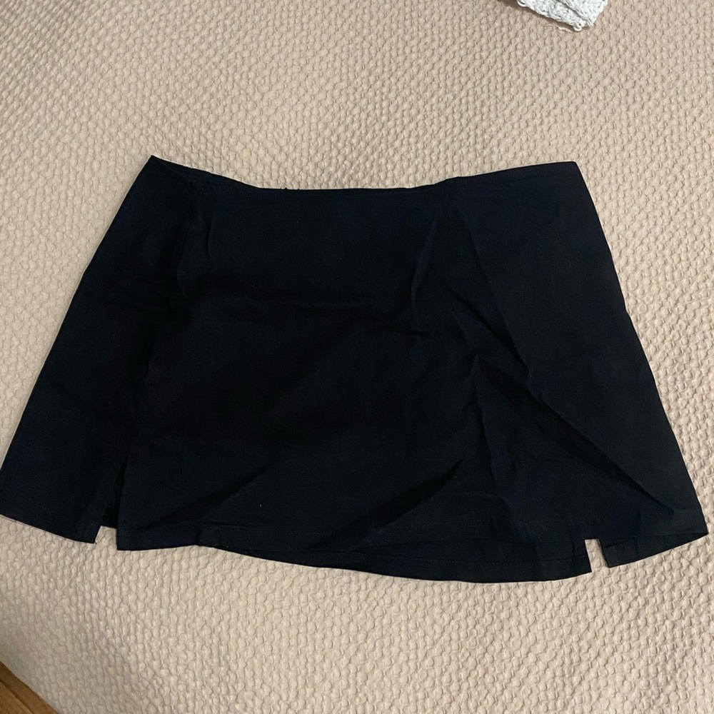 Princess Polly gigi Black Mini Skort – 100% cotton